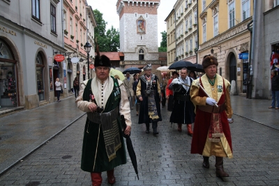 Kraków. Intronizacja króla kurkowego A.D. 2013-11
