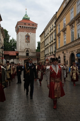 Kraków. Intronizacja króla kurkowego A.D. 2013-13