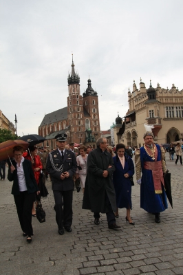 Kraków. Intronizacja króla kurkowego A.D. 2013-24