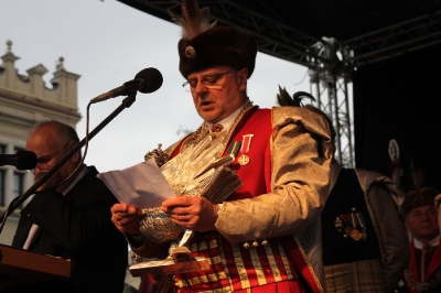 Kraków. Intronizacja króla kurkowego A.D. 2013-33